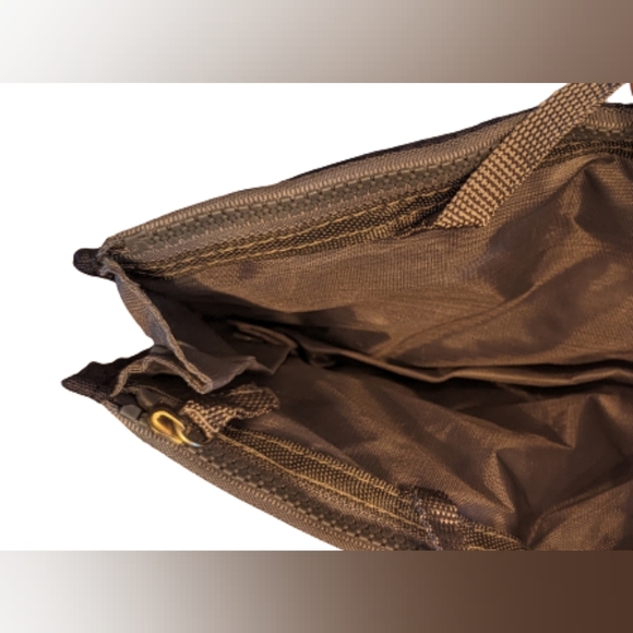 NWT bag organizer/insert navy top zip pockets, top handles & exterior mesh slip - Picture 7 of 10